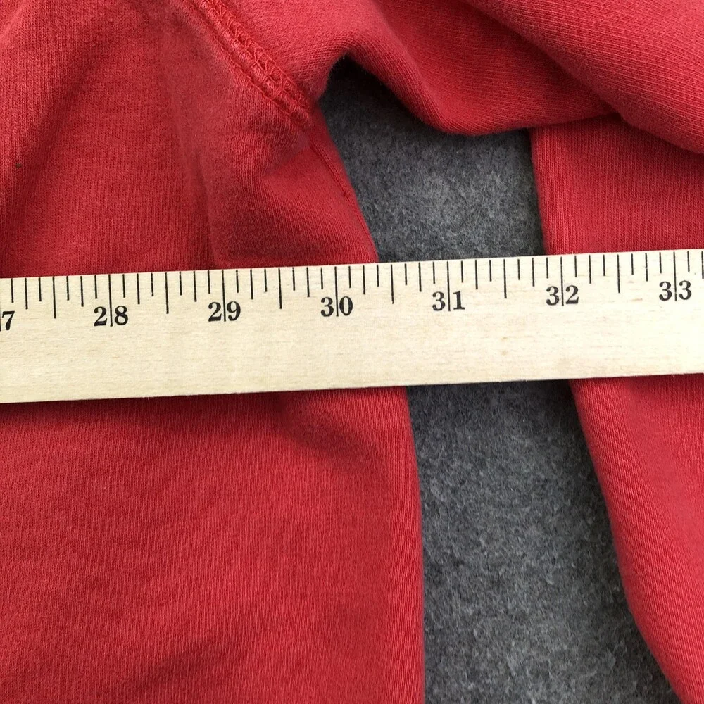 Vintage Chicago Blackhawks Hoodie Mens 4XL Red NHL Full Zip Sweatshirt Y2K